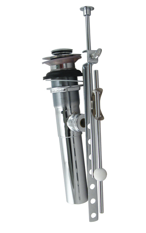 Westbrass D412 Pop-Up Lavatory Drain without Overflow Holes - Exposed