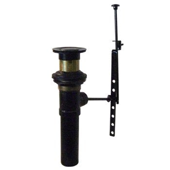 Westbrass D412 Pop-Up Lavatory Drain without Overflow Holes - Exposed