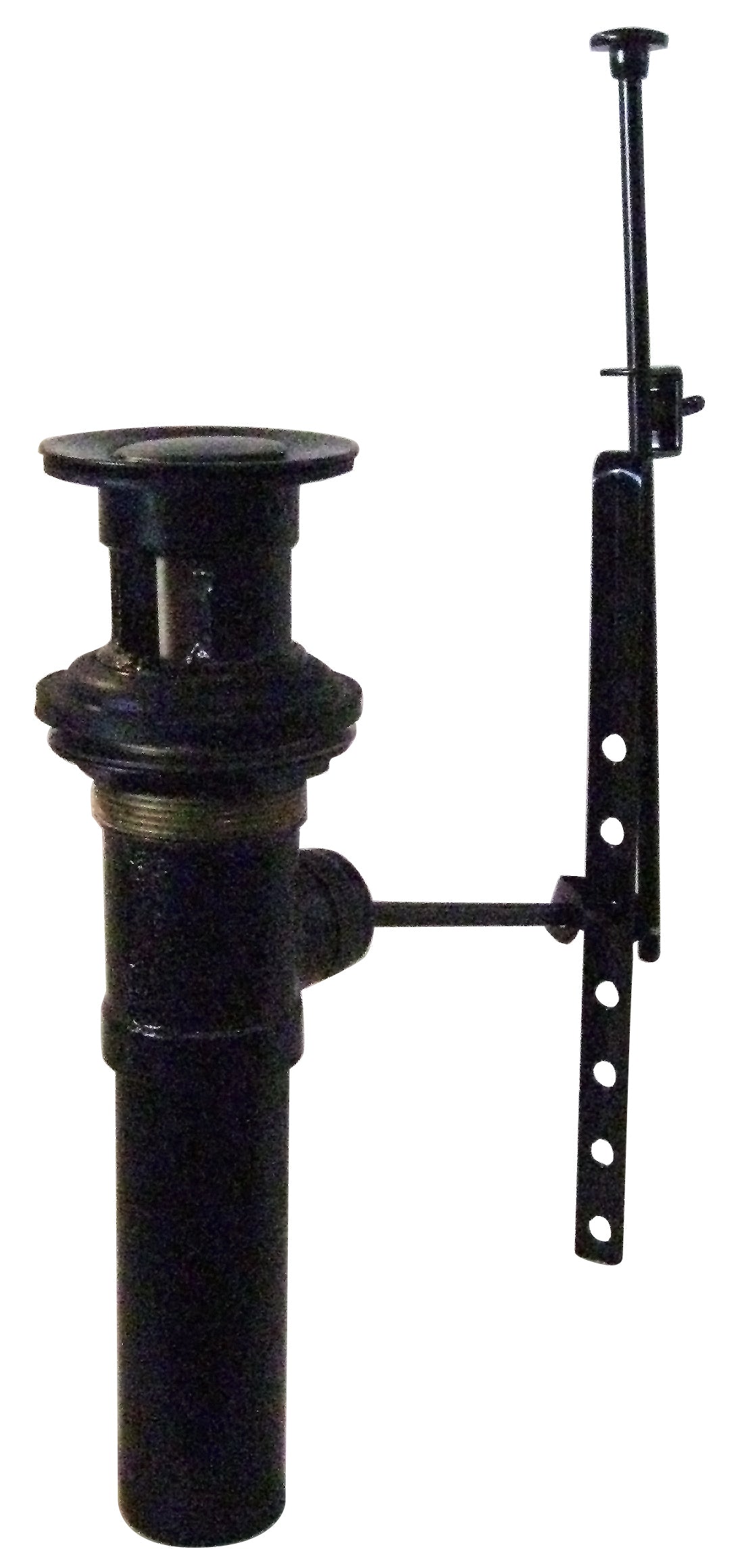 Westbrass D412-2 Pop-Up Lavatory Drain with Overflow Holes - Exposed