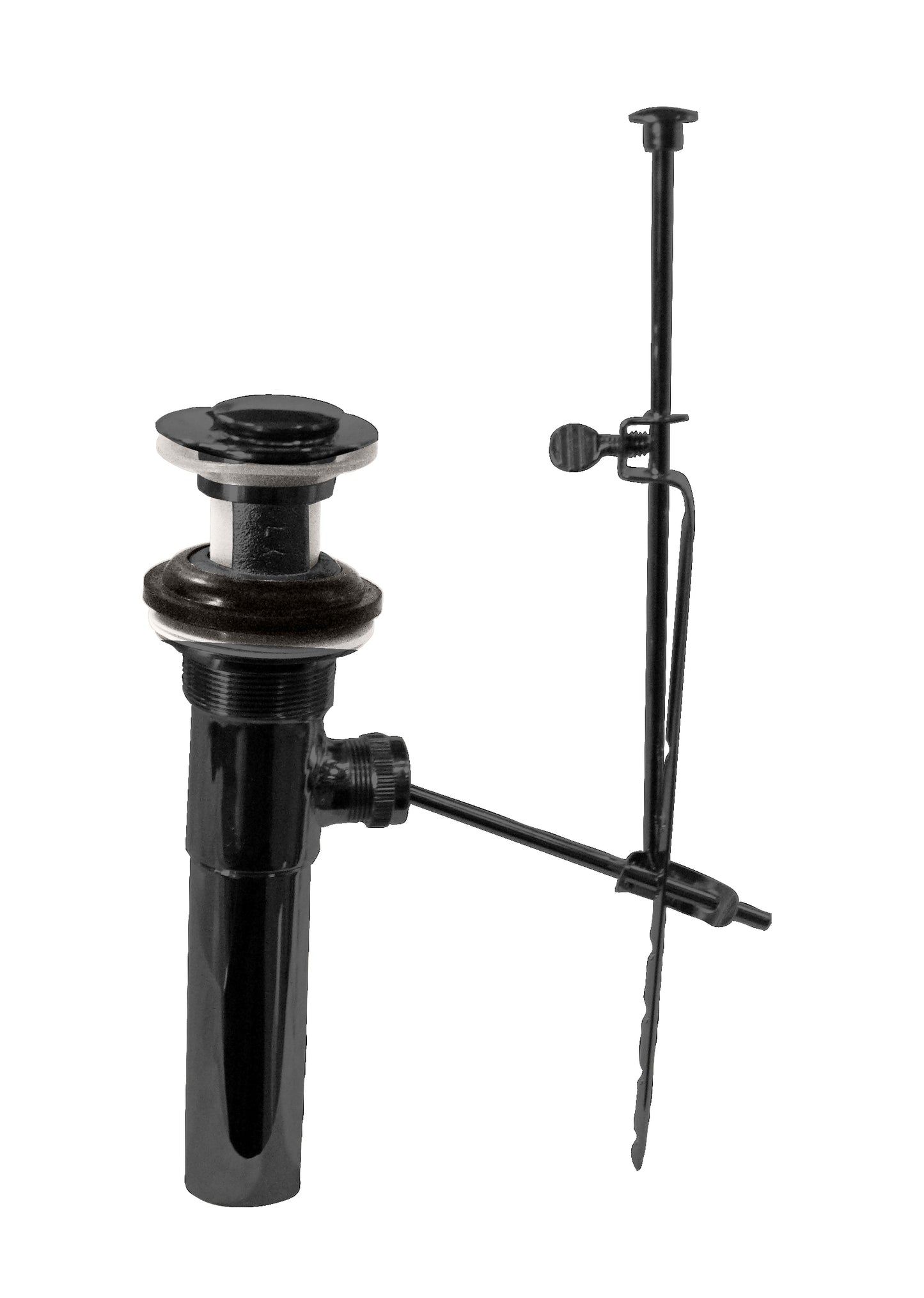 Westbrass D412-2 Pop-Up Lavatory Drain with Overflow Holes - Exposed