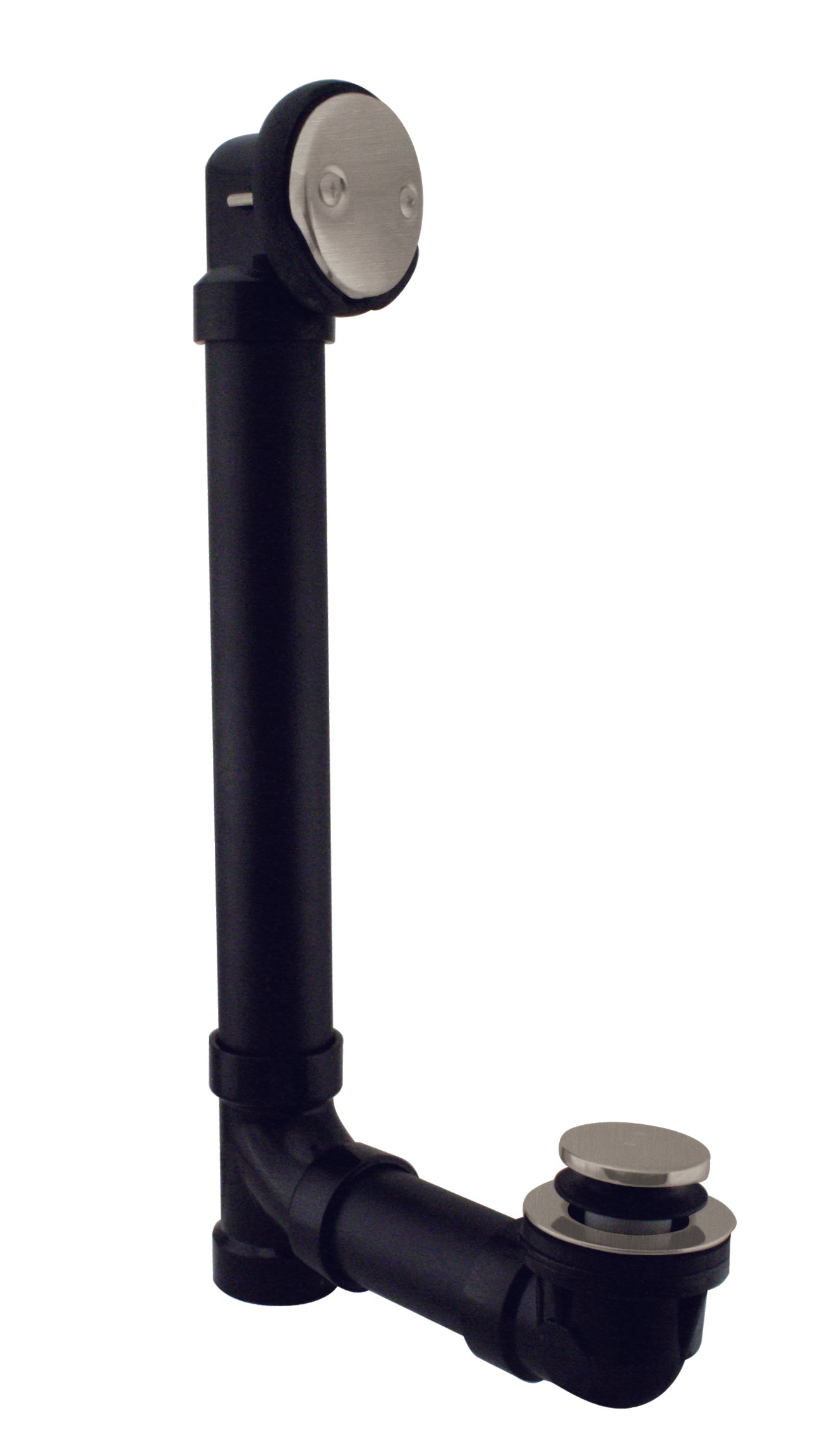 Westbrass D4931 Tip Toe Sch. 40 ABS Bath Waste with Two-Hole Elbow