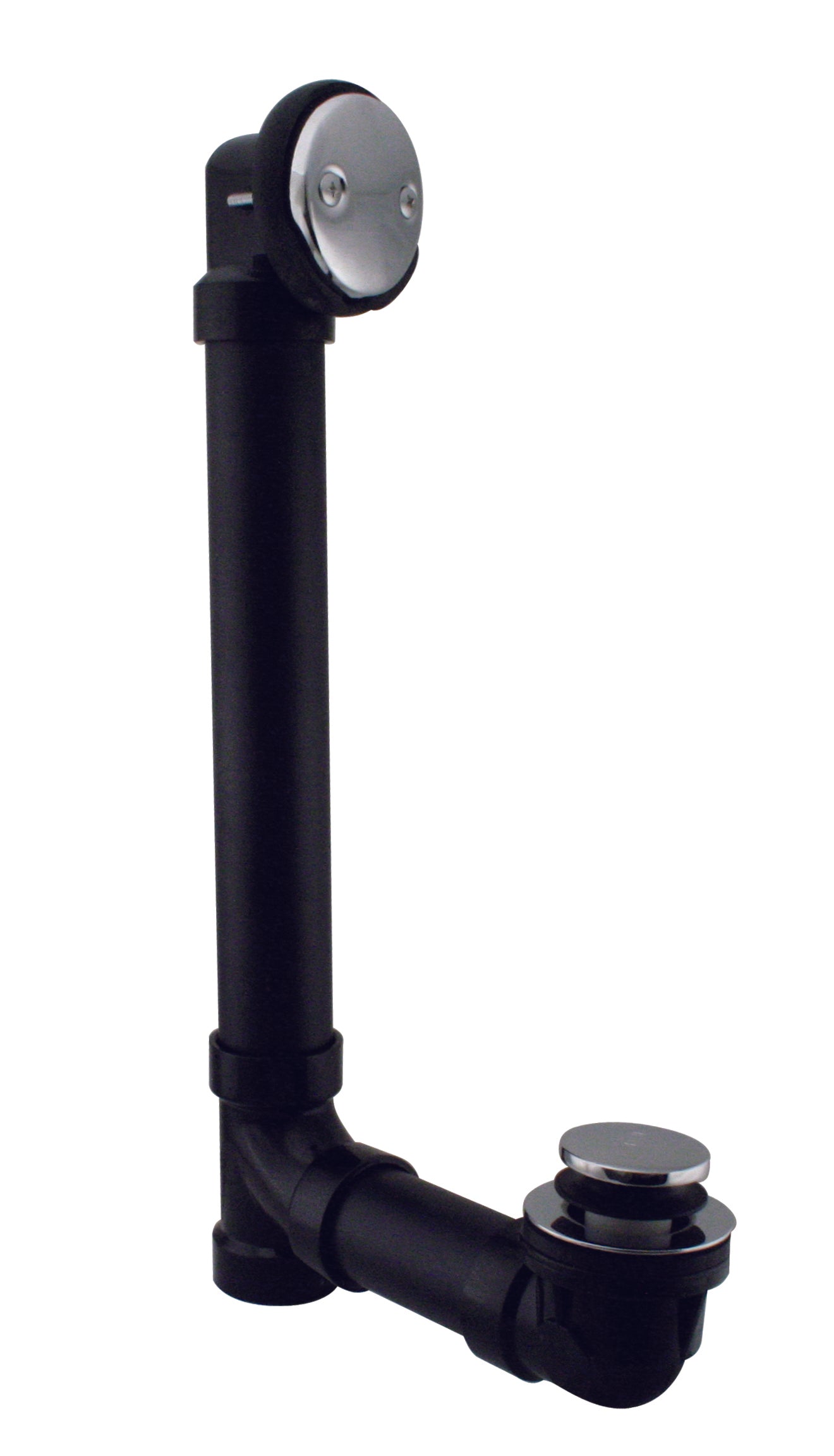 Westbrass D4931 Tip Toe Sch. 40 ABS Bath Waste with Two-Hole Elbow