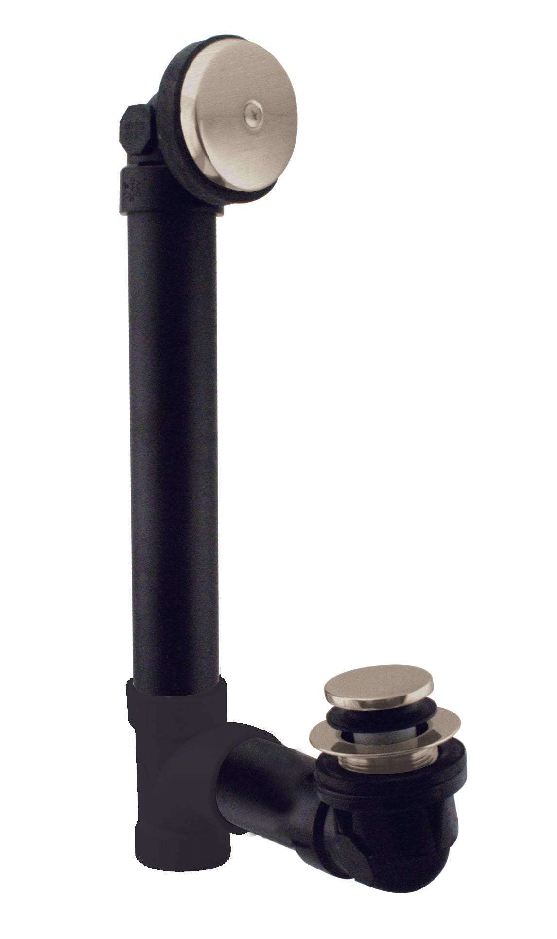 Westbrass D49311 Tip Toe Sch. 40 ABS Bath Waste with One-Hole Elbow