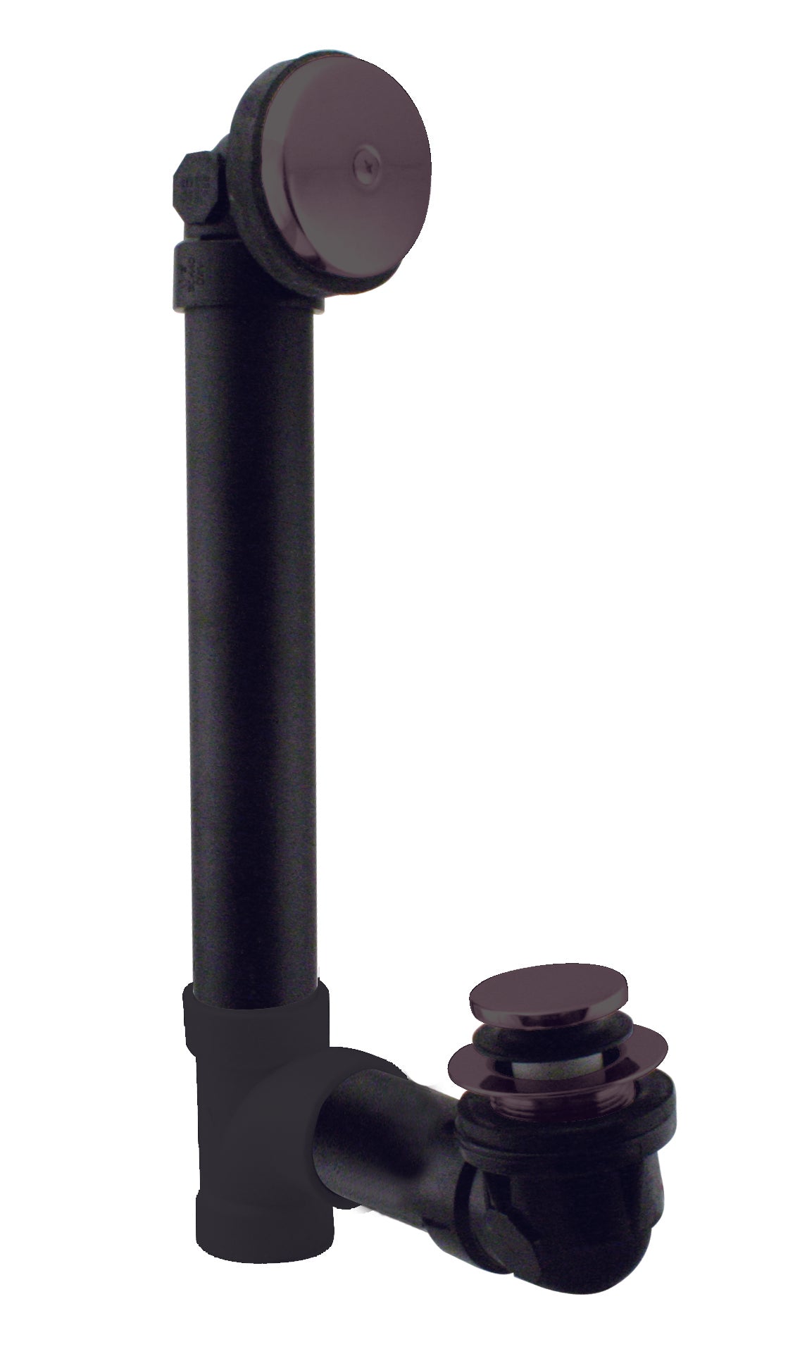 Westbrass D49311 Tip Toe Sch. 40 ABS Bath Waste with One-Hole Elbow