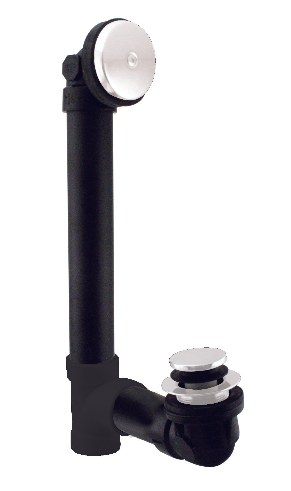 Westbrass D49311 Tip Toe Sch. 40 ABS Bath Waste with One-Hole Elbow