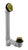 Westbrass D4932 Tip Toe Sch. 40 PVC Bath Waste with Two-Hole Elbow - Parent