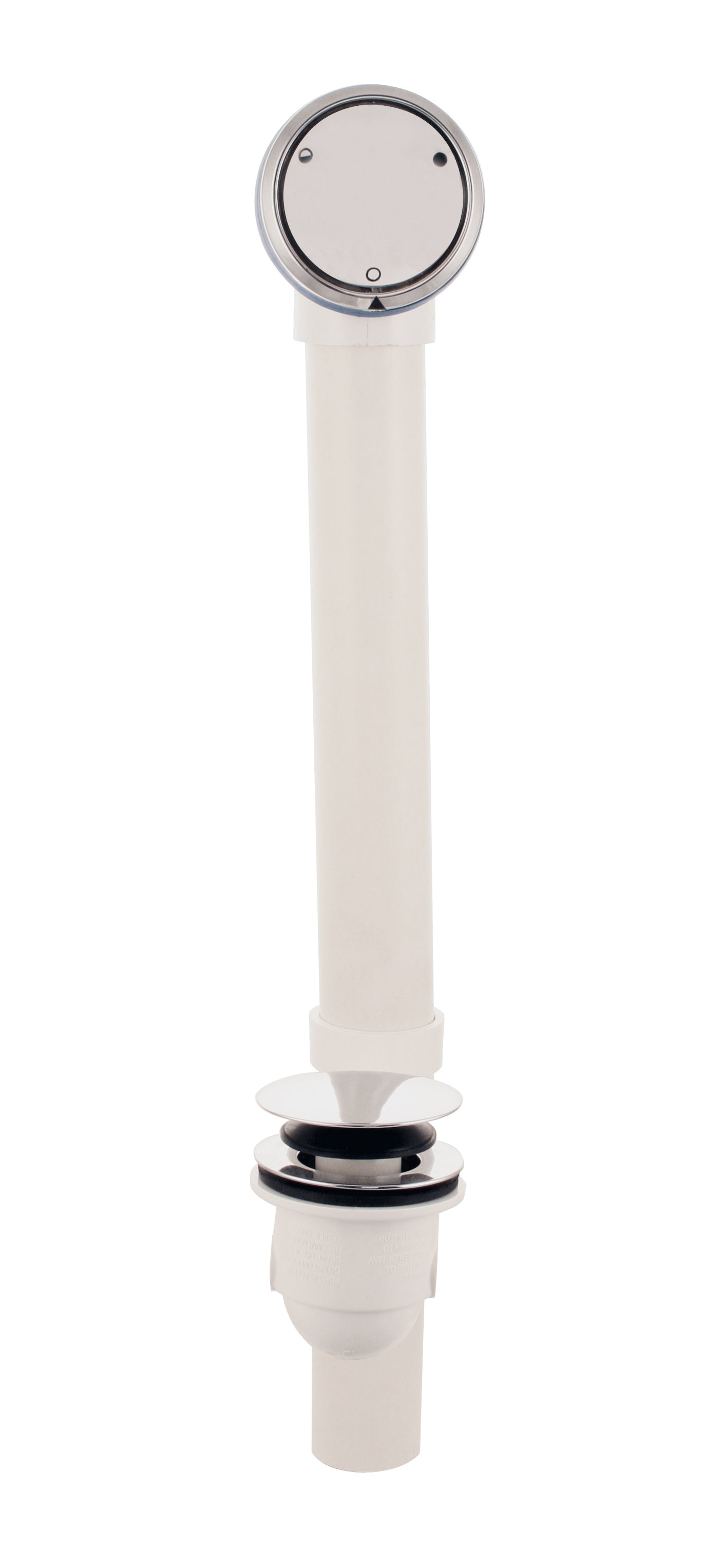 Westbrass D493244CHM Sch. 40 PVC Tub Waste Closing Overflow