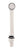 Westbrass D493244CHM Sch. 40 PVC Tub Waste Closing Overflow