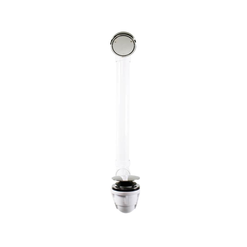 Westbrass D493244CHM Sch. 40 PVC Tub Waste Closing Overflow - Parent