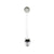 Westbrass D493244CHM Sch. 40 PVC Tub Waste Closing Overflow - Parent