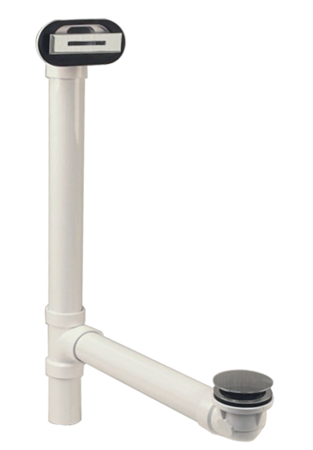 Westbrass D493244LD Sch. 40 PVC Tub Waste, with Tip-Toe Drain and Linear Overflow - Parent
