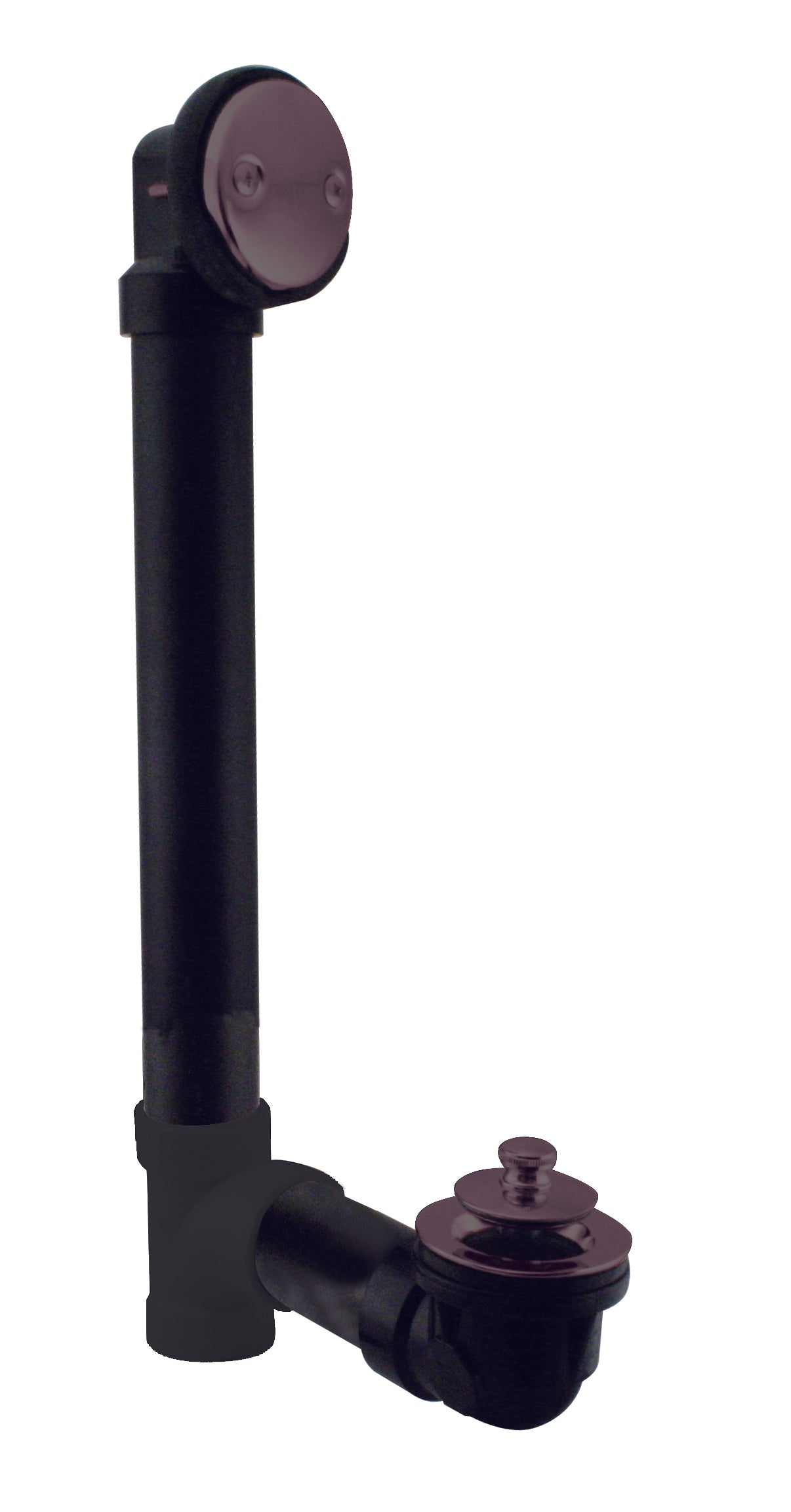 Westbrass D4941 Twist and Close Sch. 40 ABS Bath Waste with Two-Hole Elbow