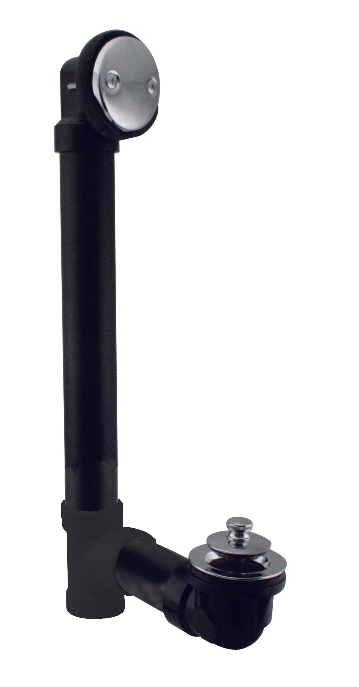 Westbrass D4941 Twist and Close Sch. 40 ABS Bath Waste with Two-Hole Elbow