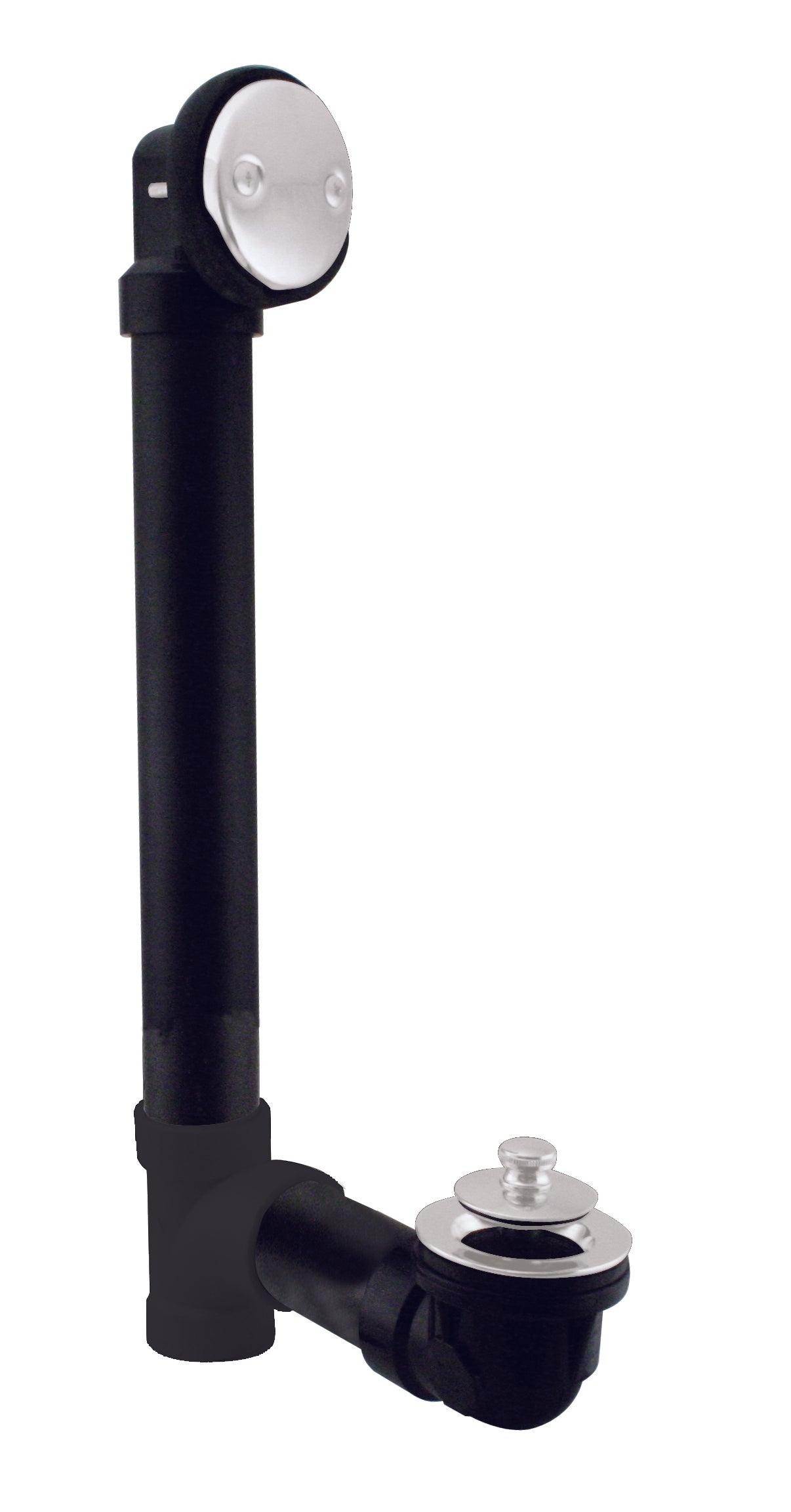 Westbrass D4941 Twist and Close Sch. 40 ABS Bath Waste with Two-Hole Elbow