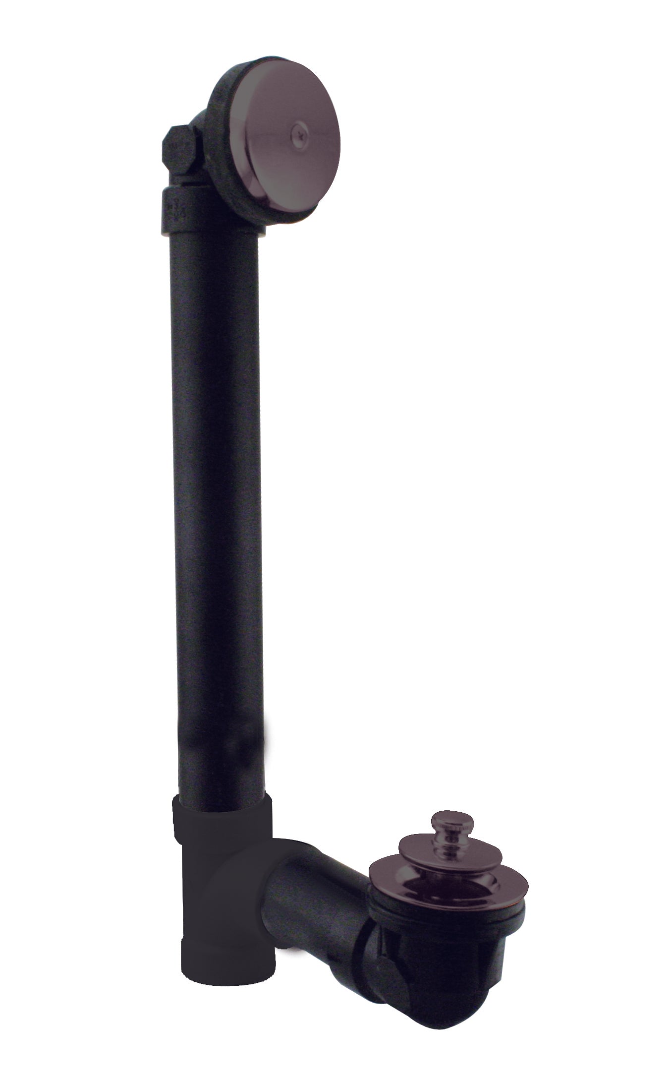 Westbrass D49411 Twist and Close Sch. 40 ABS Bath Waste with One-Hole Elbow