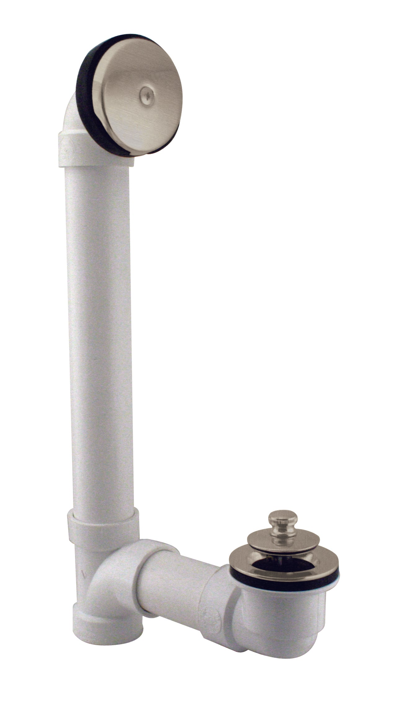 Westbrass D49421 Twist and Close Sch. 40 PVC Bath Waste with One-Hole Elbow