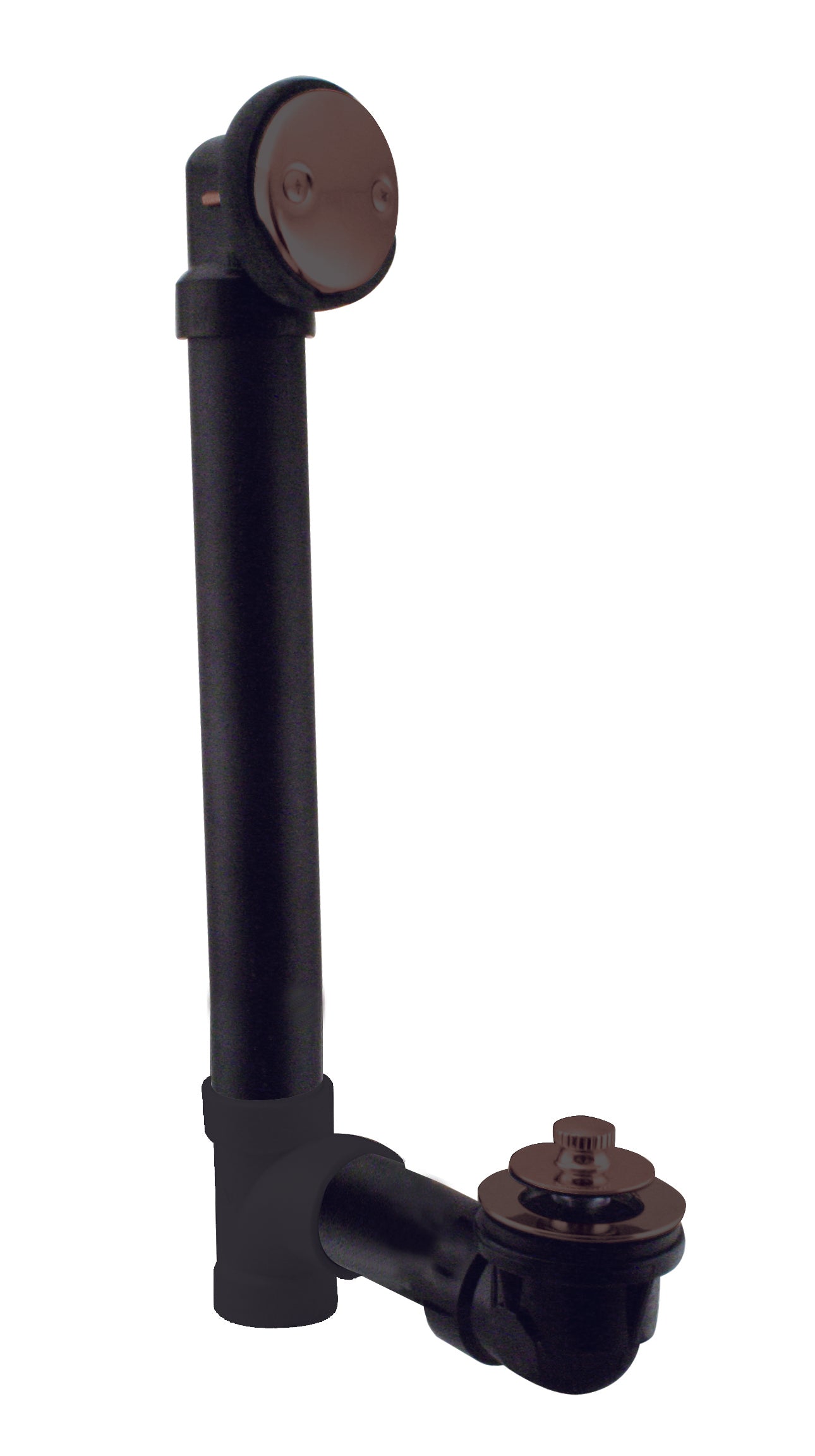 Westbrass D4971 Pull and Drain Sch. 40 ABS Bath Waste with Two-Hole Elbow