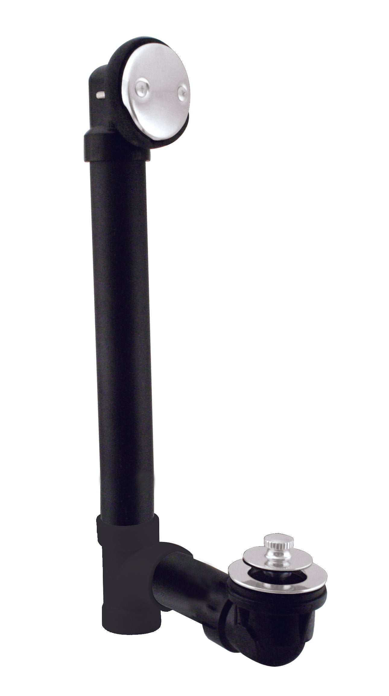 Westbrass D4971 Pull and Drain Sch. 40 ABS Bath Waste with Two-Hole Elbow