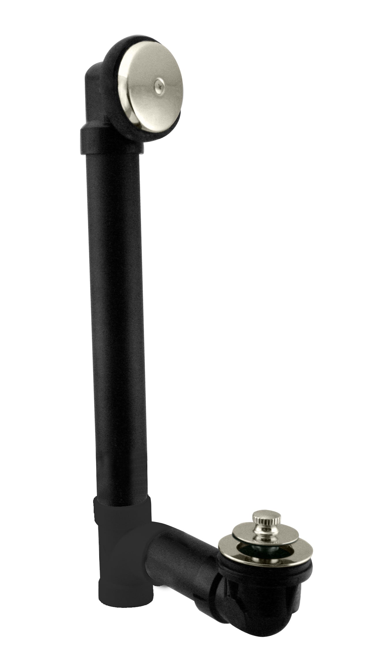 Westbrass D49711 Pull and Drain Sch. 40 ABS Bath Waste with One-Hole Top Elbow
