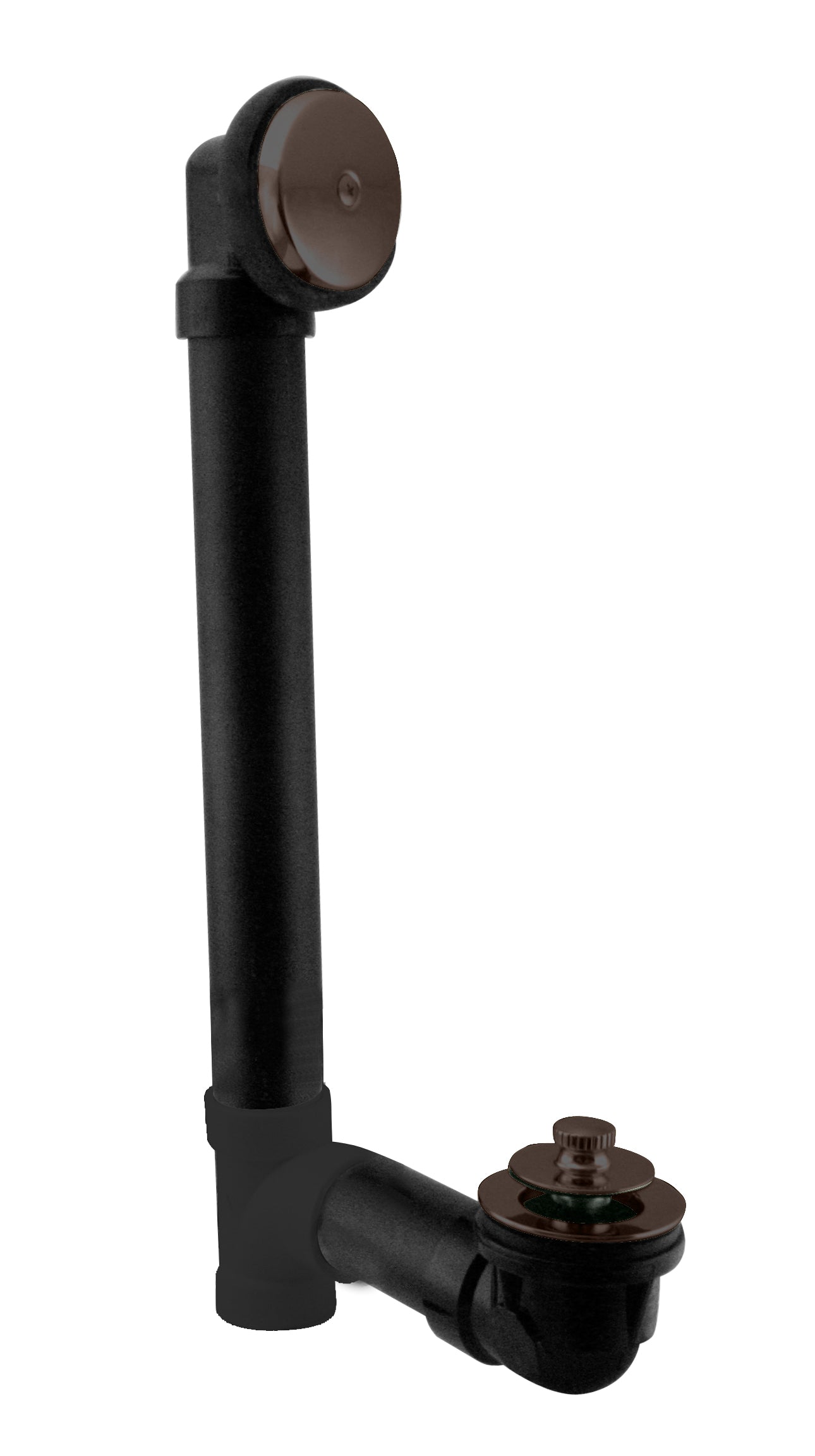 Westbrass D49711 Pull and Drain Sch. 40 ABS Bath Waste with One-Hole Top Elbow