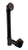 Westbrass D49711 Pull and Drain Sch. 40 ABS Bath Waste with One-Hole Top Elbow