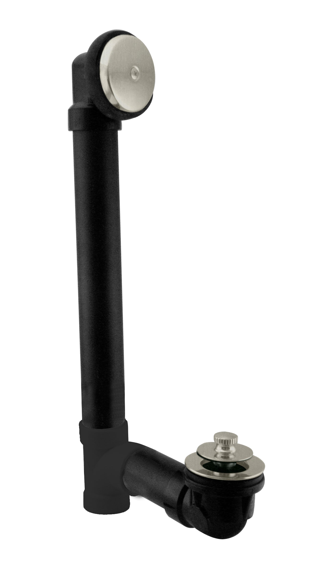 Westbrass D49711 Pull and Drain Sch. 40 ABS Bath Waste with One-Hole Top Elbow