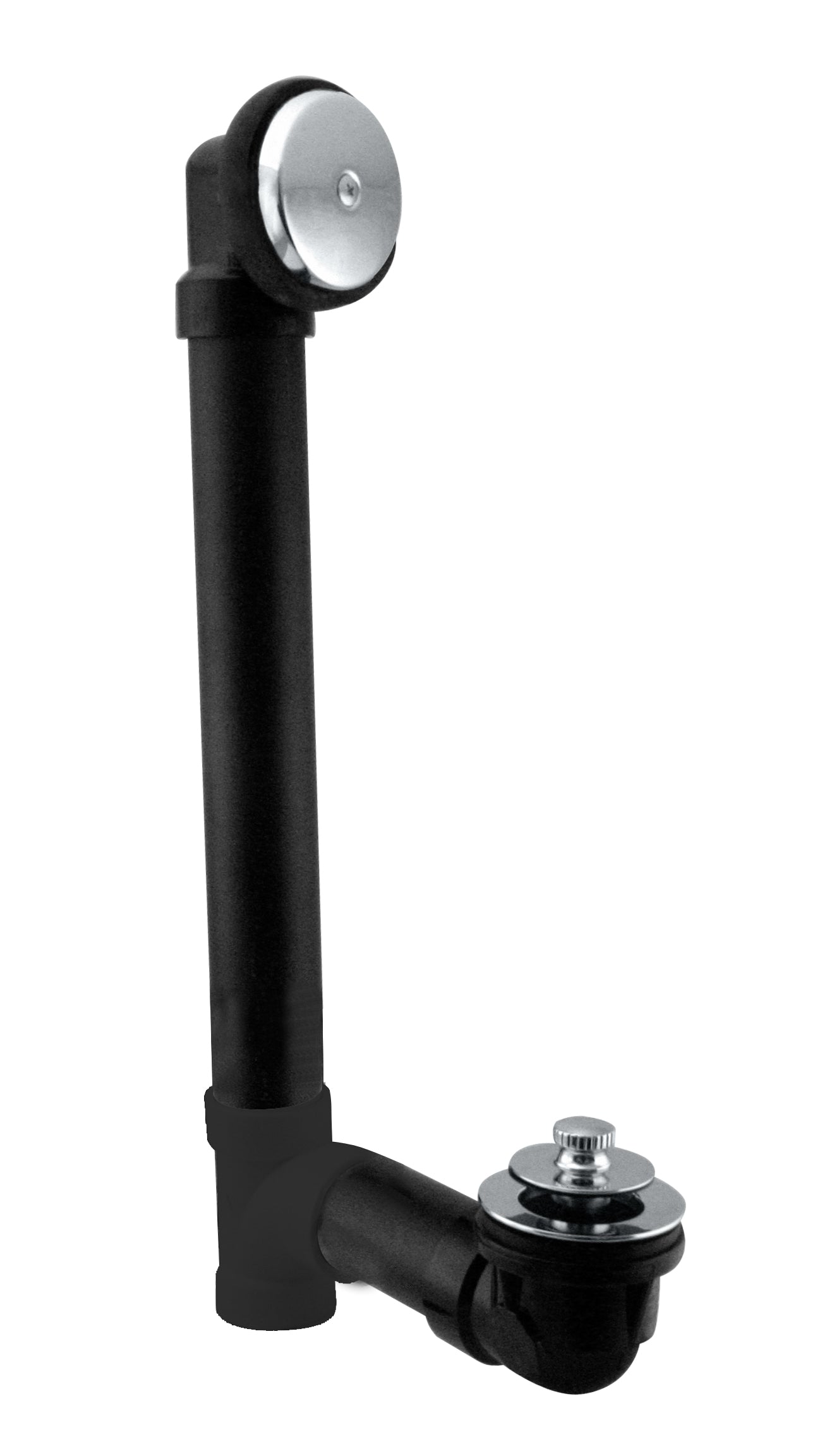 Westbrass D49711 Pull and Drain Sch. 40 ABS Bath Waste with One-Hole Top Elbow
