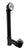 Westbrass D49711 Pull and Drain Sch. 40 ABS Bath Waste with One-Hole Top Elbow