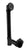 Westbrass D49711 Pull and Drain Sch. 40 ABS Bath Waste with One-Hole Top Elbow