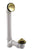 Westbrass D49721 Pull and Drain Sch. 40 PVC Bath Waste with One-Hole Top Elbow - Parent