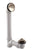 Westbrass D49721 Pull and Drain Sch. 40 PVC Bath Waste with One-Hole Top Elbow