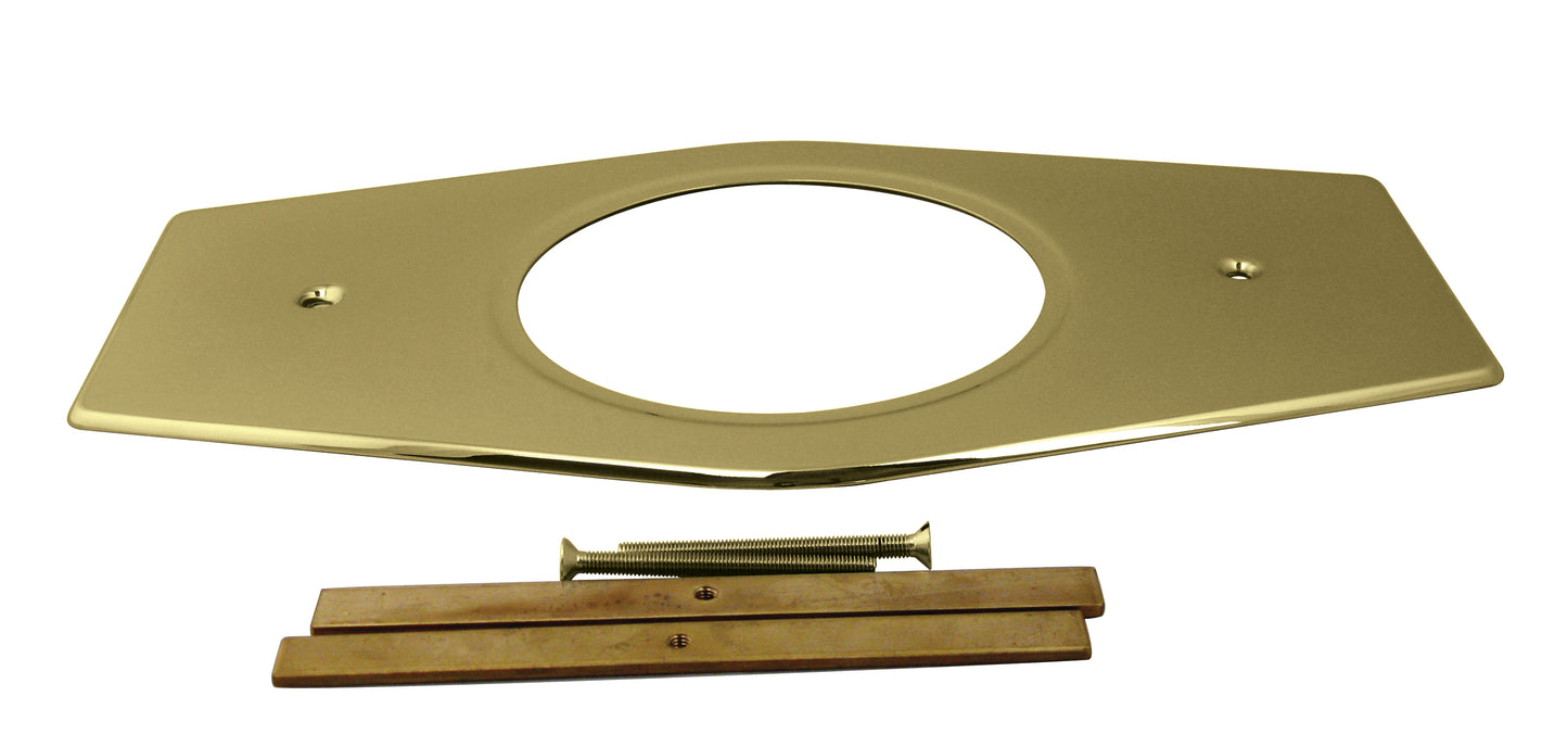 Westbrass D502 One-Hole Remodel Plate for Moen and Delta - Parent