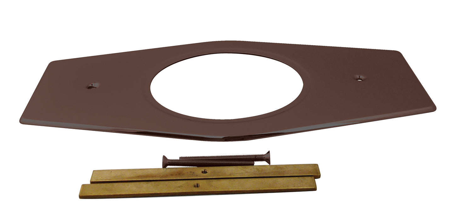 Westbrass D502 One-Hole Remodel Plate for Moen and Delta