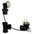 Westbrass D50A27BJ Sch. 40 ABS 27 in. Cable Drive Bath Waste - Ball Joint Head