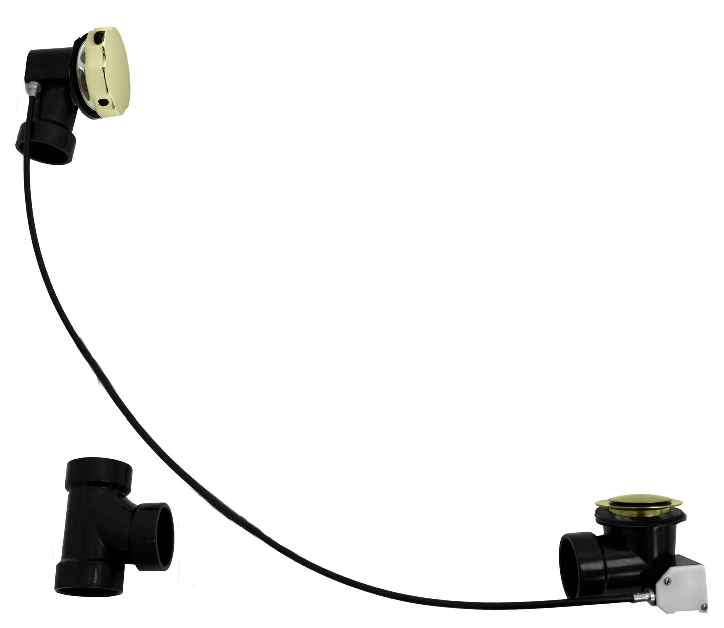 Westbrass D50A35 Sch. 40 ABS 35 in. Cable Drive Bath Waste - Parent