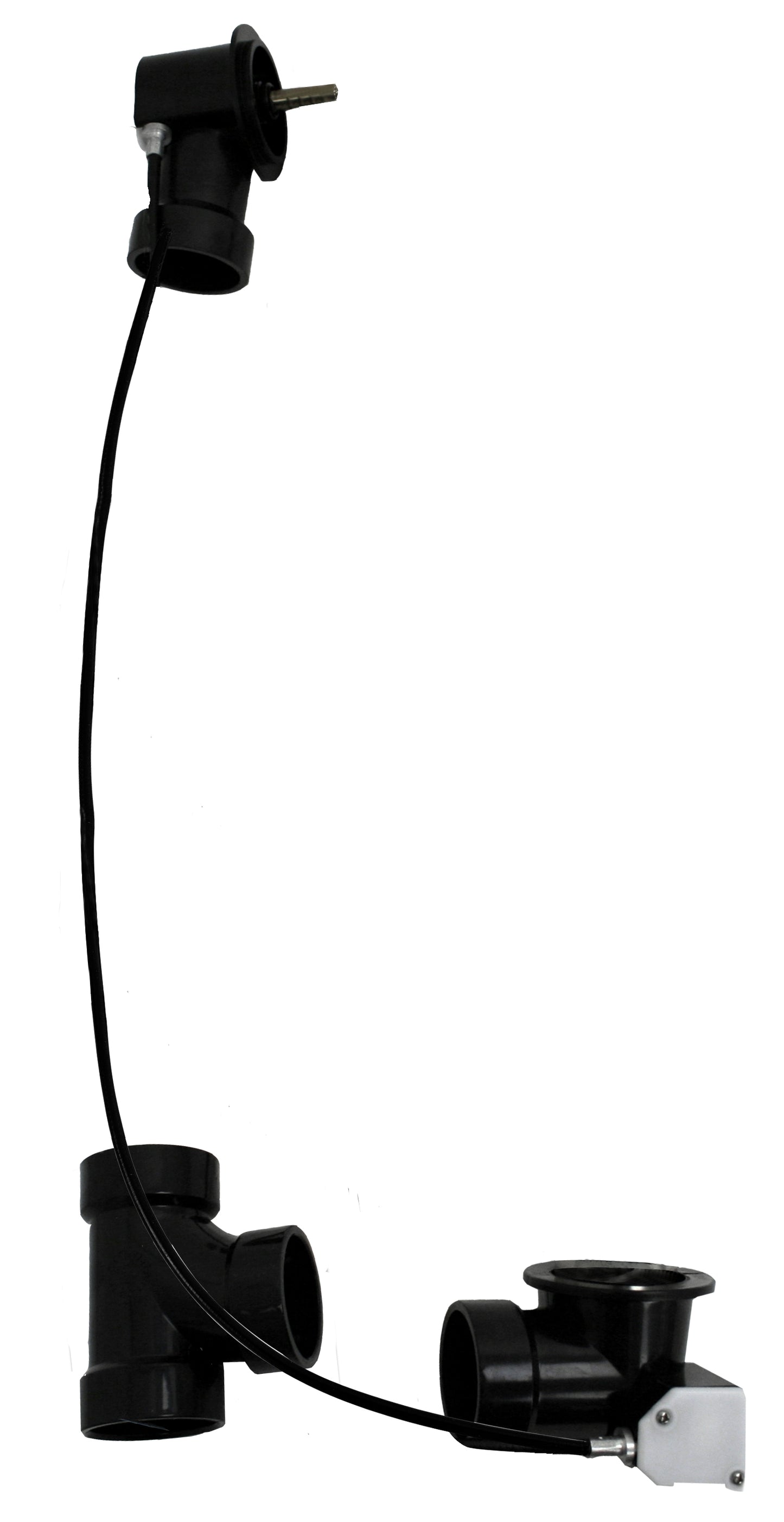 Westbrass D50A45 ABS 45 Cable Drive Bath Waste  Overflow