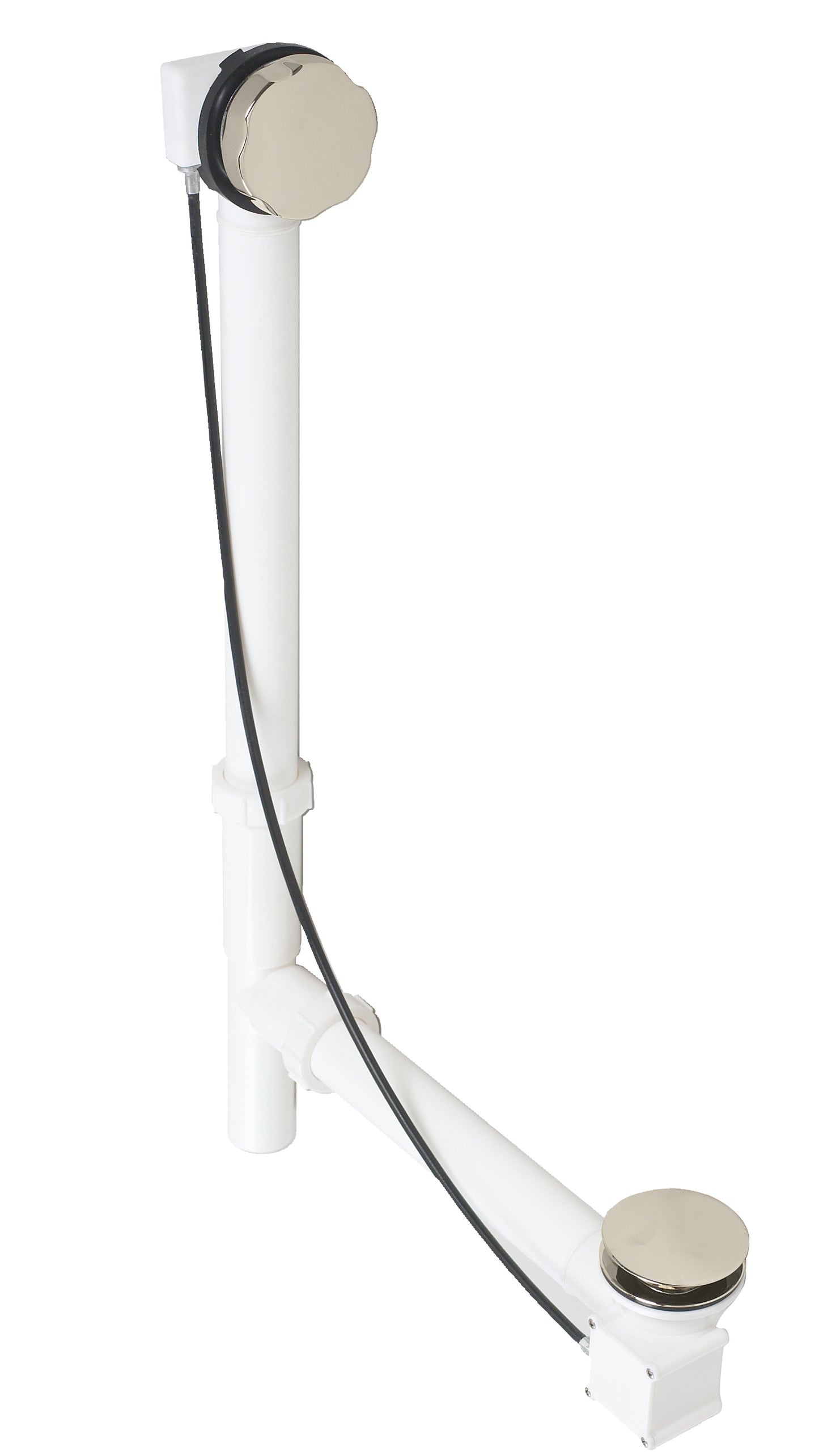 Westbrass D50P27TLE Tubular 27 in. Cable Drive Bath Waste