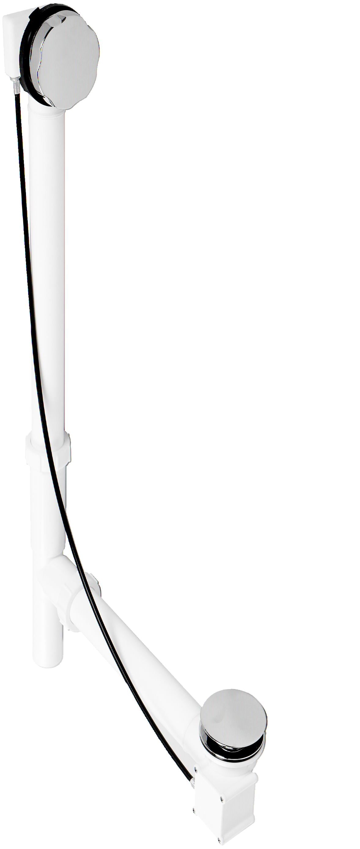 Westbrass D50P27TLE Tubular 27 in. Cable Drive Bath Waste