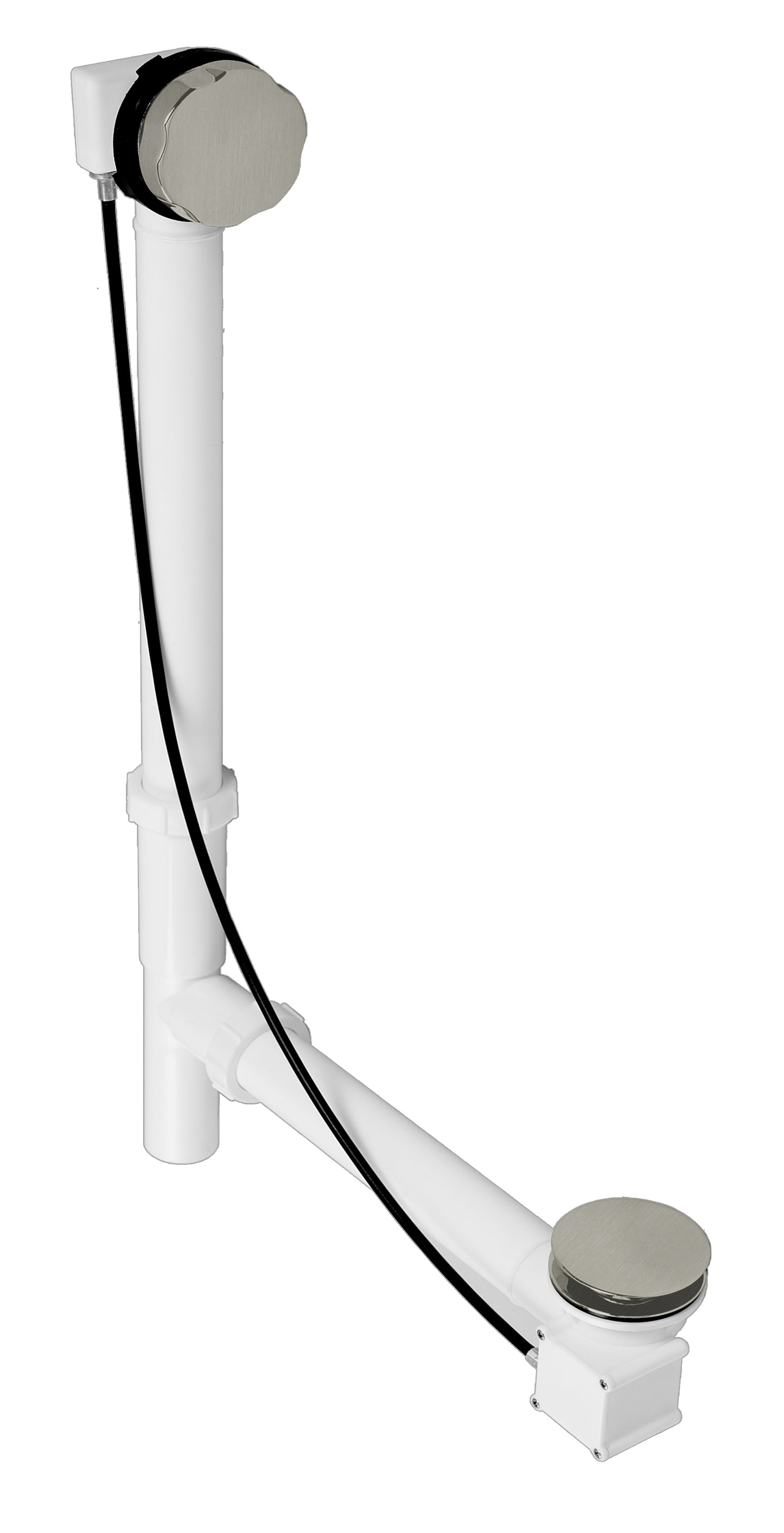 Westbrass D50P35TLE Tubular 35 in. Cable Drive Bath Waste