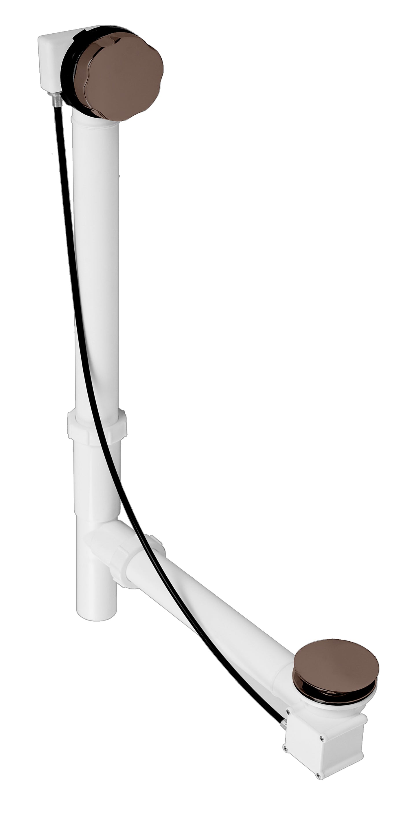 Westbrass D50P35TLE Tubular 35 in. Cable Drive Bath Waste