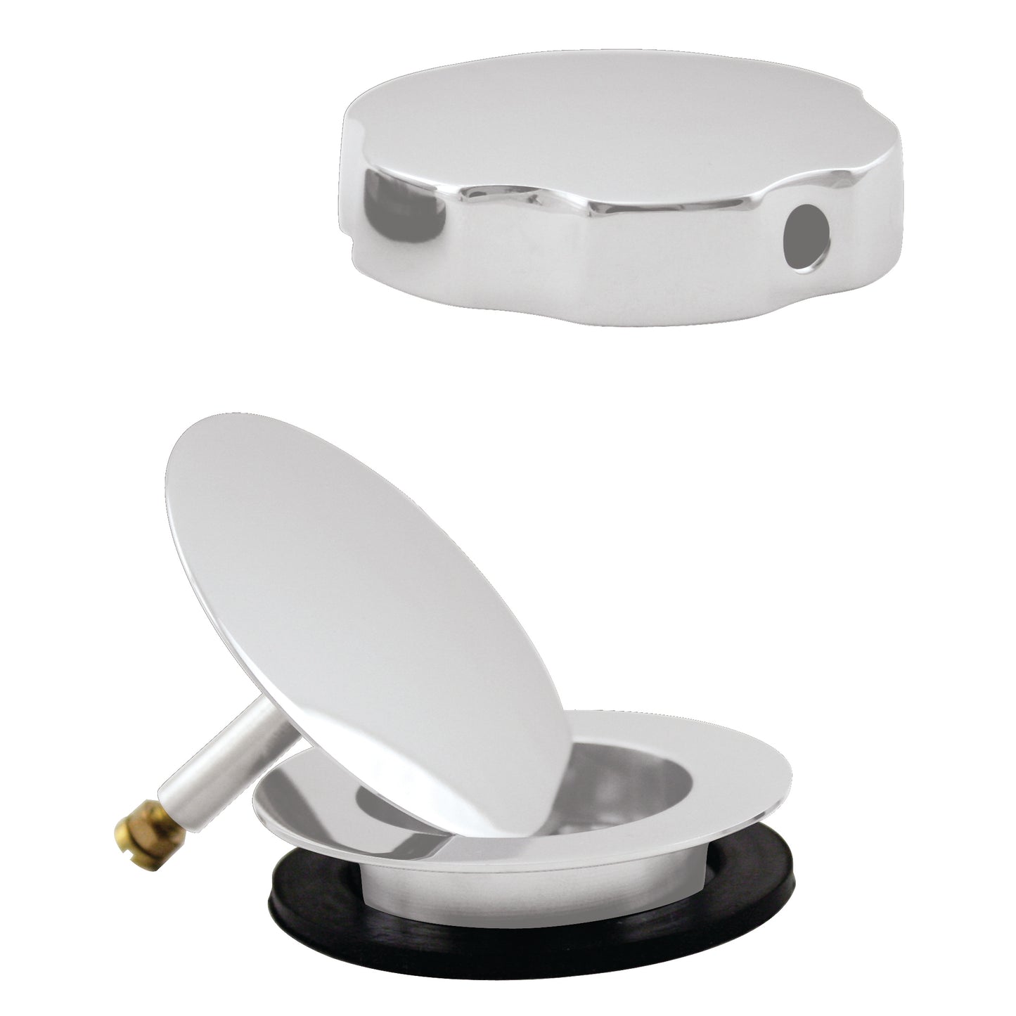 Westbrass D50TE European Style Trim for Cable Drive Bath Waste