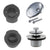 Westbrass D574 Pull  Drain Sch. 40 ABS Plumbers Pack with Two-Hole Elbow