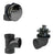 Westbrass D594AHRK Illusionary Overflow Sch. 40 ABS Plumbers Pack with Lift and Turn Bath Drain