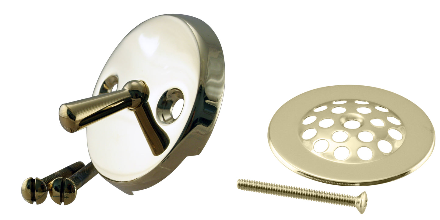 Westbrass D92 Beehive Grid Tub Trim Grate with Trip Lever Faceplate - Parent