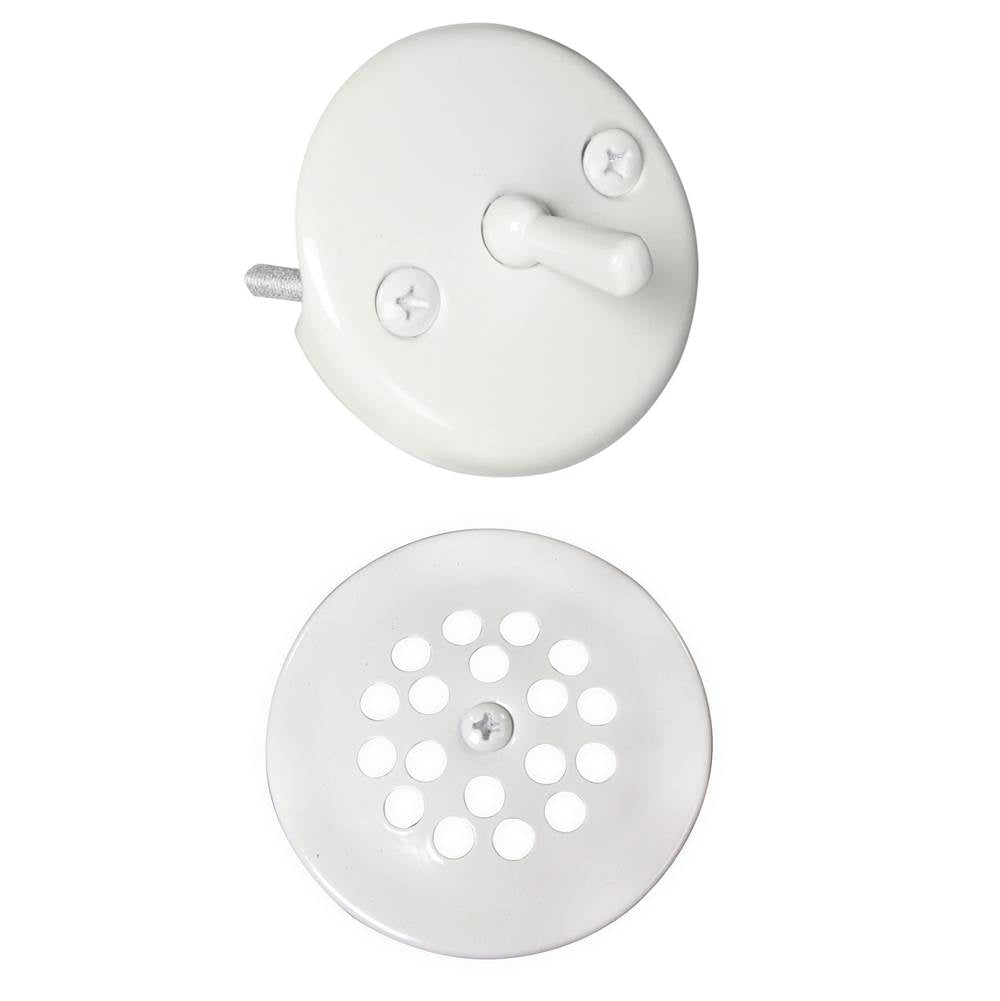 Westbrass D92 Beehive Grid Tub Trim Grate with Trip Lever Faceplate