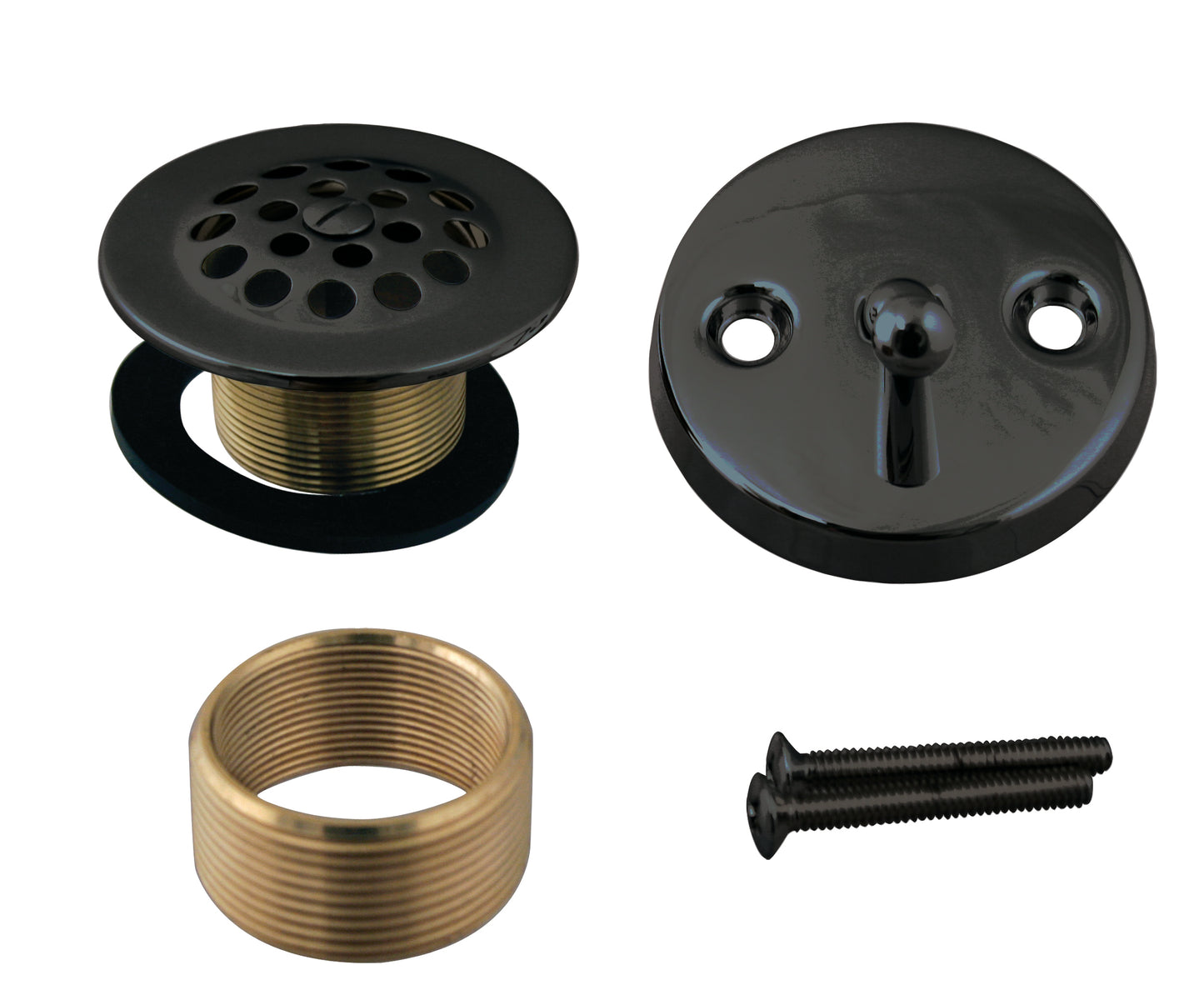 Westbrass D92K Beehive Grid Universal Tub Trim with Trip Lever Faceplate