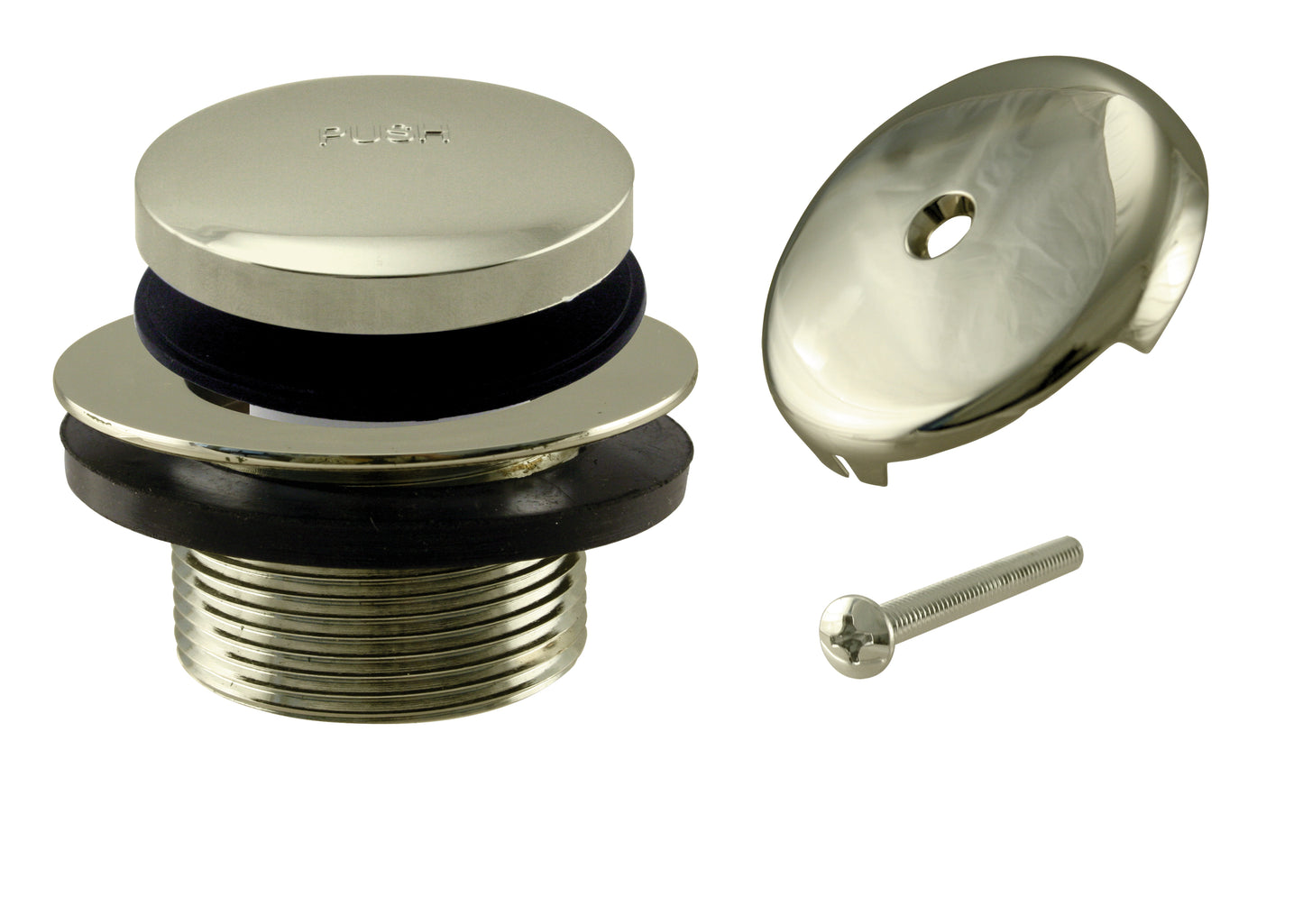 Westbrass D93 Tip Toe Tub Trim Set with One-Hole Overflow Faceplate - Parent