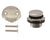 Westbrass D93-2 Tip Toe Tub Trim Set with Two-Hole Overflow Faceplate