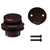 Westbrass D93-2 Tip Toe Tub Trim Set with Two-Hole Overflow Faceplate