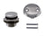 Westbrass D93-2 Tip Toe Tub Trim Set with Two-Hole Overflow Faceplate